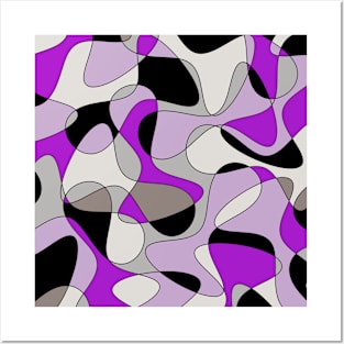 Abstract pattern - purple. Posters and Art